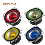 SOTAMIA 2Pcs 2 Inch 52mm 4 Ohm 5W Square Full Range Speaker Audio Sound Music HIFI Loudspeaker 4R 5W
