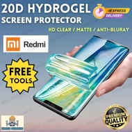 Hydrogel Screen Protector Redmi 13 13C 13R 12 12C 11 11A 11Prime Mobile Guardian