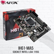 Motherboard AFOX INTEL Chipset H61-MA5 LGA 1155 2 channel DDR3 Memory