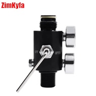 Dual Gauge Adjustable HPA Regulator Pneumatic Air Valve Fill Station Regulated Output 0 to 3000psi M
