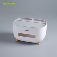 [พร้อมส่ง]Ecoco ที่ใส่ทิชชู่ มีที่วางโทรศัพท์ กล่องทิชชู่อเนกประสงค์ รุ่น E2009 มี 3 สี