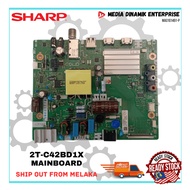 SHARP 2T-C42BD1X ORIGINAL USED MAIN BOARD/SPEAKER/IR SENSOR/TV  STAND/RIBBON