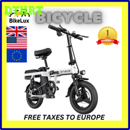 DTHRT 2023 New Engwe T14 Electric Bike 350W Foldable Electric Bike 14Inch Mini Electric Bike 48v10A 