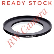 Step Up Filter Ring 52 to 72 52mm to 72mm 52-72 mm Adapter Converter Camera Lens Filter
