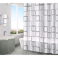 Waterproof SHOWER CURTAIN Size 180x200 SHOWER CURTAIN with Free Hook