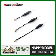 Happymodel Linear Dipole 5.8Ghz VTX FPV Antenna IPEX1 UFL for Drones FPV Antenna FPV Kit FPV Drone G