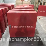 Fire Hose Reel Box Red Fire Hydrant Box Stainless Steel Fire Box Self-Rescue Reel Fire Box Foreign T