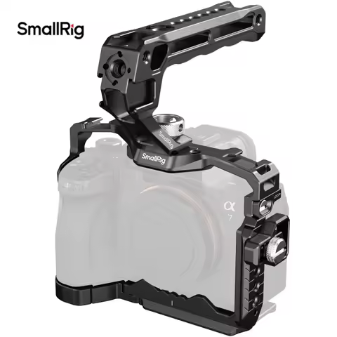 Cage Kit for Sony A7 IV A7m4 Camera Cage Rig for Sony Alpha 7 V / 7R V / 7 IV / 7S III with Multi-Mo