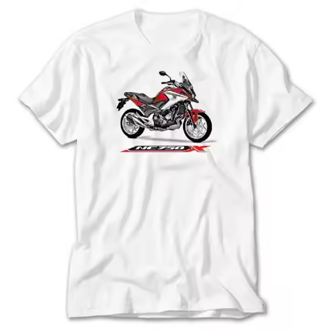 Honda Men's and Women's T-shirt Summer Sports Tee Honda NCX 750 Racing Unisex Short-sleeved Spring A