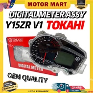 YAMAHA Y15 V1 DIGITAL METER SET ASSY TOKAHI Y15ZR V1 Y15V1 METER SET TOKAHI ORIGINAL