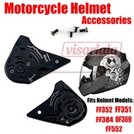 Ready Stock Helmet Visor Gear Plate Fit LS2 FF351 FF352 FF369 FF384 FF802 Motorcycle Helmet Replacem