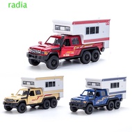 RADIANTZAP RV Car Model, Diecast Camper Van Pullback Car Toy, Ornaments Open Doors Motorhome Alloy S
