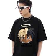 UT shop Oversize t-shirt shirt''XXXTENTACION''t shirt Cotton1 Oversized Round Neck Cotton Fashion St