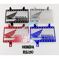 HONDA ALLOY RS150 V1 V2 RS150R RADIATOR COVER COOLANT COOLENT NET COVER PENUTUP TANGKI COOLENT COVER