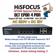 OLT EPON HiSFOCUS 4P1GM Special Edition Power AC + DC [HIOSO 7304 4P]