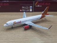 DIECAST PESAWAT A320-200 PK-LZJ  Batik 1:400  LIMITED EDITION