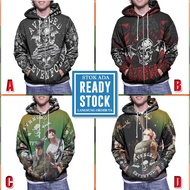 Avenged Sevenfold Zipper Hoodie A7X Fullprint Hoodie Polyester Jersey Material | Size S M L XL XXL 3