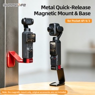 Suitable for Osmo Pocket4P/4/3 metal quick release magnetic bracket, Pocket 4P 1/4in base photograph