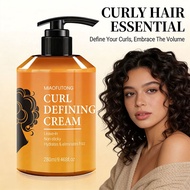 Curl Boost Sculpting Curl Cream for Curly Hair, Bounce Curl Care No-Rinse Fluffy Styling Foam