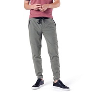 DOCKERS Men's Mixed Media Joggers Castor Gray ORIGINAL