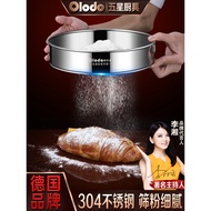 Flour Sieve 304 Stainless Steel Sieve Round Filter Mesh Sieve Powder Handy Tool Baking Fine Drain Me