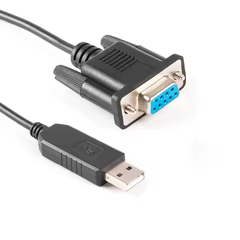 USB to Null Modem (Cross Wired) RS232 Serial Adapter FTDI ft232r USB RS232 to DB9 Female Adapter Cab