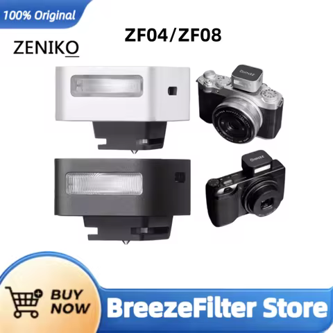 ZENIKO ZF04/ZF08 Mini Camera Flash Speedlite 6500K Standard Hot Shoe Mount for Sony Canon Nikon Olym