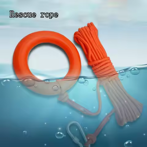 28m Water Rescue Rope Outdoor Floating Rope,anti-drowning Home Swimming Emergency Rescue Lifebuoy Fl