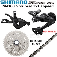 SHIMANO DEORE M4100 Groupset Mountain Bike 1x10-Speed 42T 46T SL RD CS HG54 M4100 Shift M4120 M5120