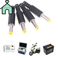 OTUINSG Male Barrel Connectors, 12V Black DC Power Plugs, Monitoring DC Power Plug 14mm High-quality