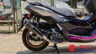 ท่อ PR2 Shorty Black ตรงรุ่น New Nmax 155 Turbo 2025 / Aerox155 2021 มี มอก.