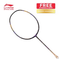 LI-NING AERONAUT 9000I BADMINTON RACQUET - BLACK/GOLD/PURPLE - AYPR004-4