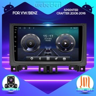 WeBetter TopNavi 9inch 8Core IPS Full Touch Android Car Raido Audio Video Stereo Player For Ford VW Volkswagen Crafter 2006-2016 Mercedes Benz Sprinter With 4G CarPlay DSP BT WiFi Rear View GPS Navigation