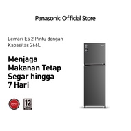 Panasonic NR-BB271Q-P Kulkas 2 Pintu Top Freezer + Inverter + Prime Fresh  [ 266 L]
