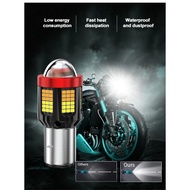 Clearance H6 BA20D H4 P15D LED Motorcycle Headlight Bulb Super Bright 3575 3000LM 12V-80V