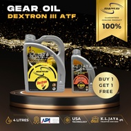 SIMS LUBRICANT DEXTRON III AUTO TRANSMISSION FLUID 4 LITER GL-4 100% VIRGIN BASE OIL TOYOTA/PROTON/P