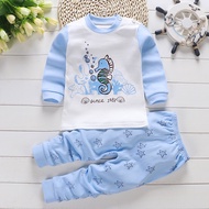 Borong Baju Budak Kids Pyjamas Cotton Baju Newborn Boy Tidur Nightwear Fashion Baju Tidur Bayi Lelaki