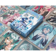 50-92pcs Manga Manhwa Hatsune Miku Laser Holographic Lomo Cards A Portrait of Jianghu:Bad guys Count