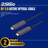 DSGIO DisplayPort 2.0 Active Optical Cable, DP to DP, 8K60, 4K144Hz, 40Gbps, PVC (DP-2.0-AOC)