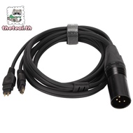 THETEAI 4 Pin XLR Male Cable, 1.5m / 4.9ft Plug and Play Earphone Replacement Cable, Headphone Sound