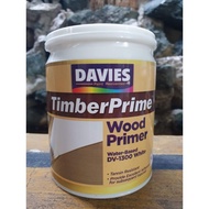 ♞,♘,♙TimberPrime DV-1300 White 1L Davies Wood Primer Waterbased Paint Sealer Aqua Megacryl Timber P