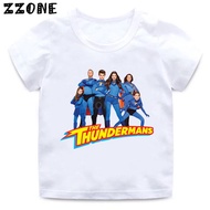 TV Show Thundermans Kids Funny Baby Shirts Boys Fashion Kids T Shirt Summer Short Sleeve Tops Girls 