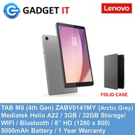 LENOVO M8 TAB TB-300 ZABV0141MY (HELIO A22,3GB,32GB ROM,8"HD(1280x800),5000mAh,ANDROID 12 GO EDITION