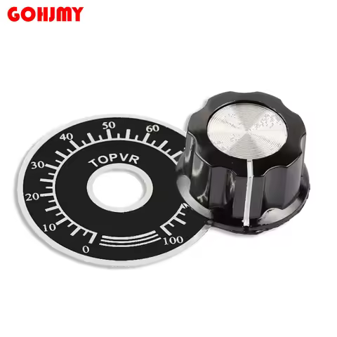 WX112 Potentiometer Knob MF-A01 MF-A02 MF-A03 MF-A04 MFA05 WH118/WX050 Rotary Switch Electronic 6mm 