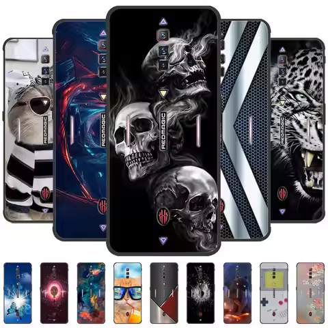 For ZTE Nubia Red Magic 6 Phone Case Protective Shell Cover For Red Magic 6 6S Pro 5G Soft TPU Silic