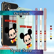 I3C Huawei Nova 7 7I 8I 5T SE 3 3i 3E 4 4E For Phone Case Soft Casing Cartoon Cute Mickey Mouse Full Cover Shockproof Cases