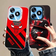 NR7 B_Bulls Silicone Case for Tecno POP 7 Spark GO 20C 20 Pro 2024 2023