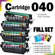Full Set Compatible to Cano* Cartridge 040 CRG CART 040 LBP710CX LBP-710CX LBP712CDN LBP-712CDN LBP7