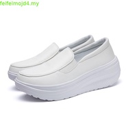 Kasut Jururawat Putih Nurse Slip Buckle Flat Shoes Nurse White Shoes