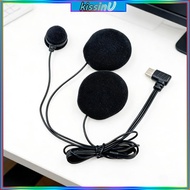 kiss Type C Charging Helmet Microphone Double Noise Cancelling Hifi Sound  Fit
